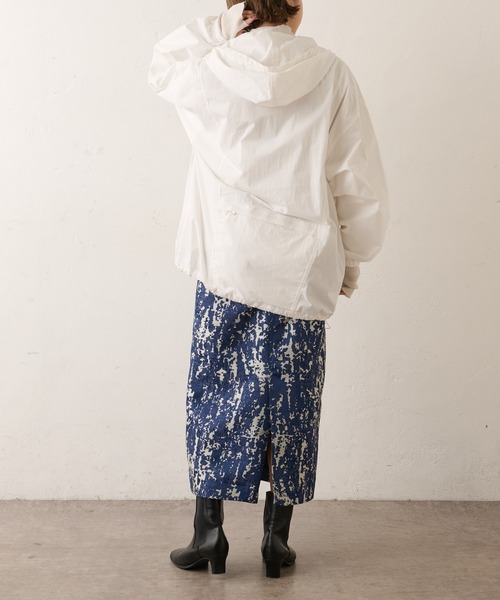 Omekashi（オメカシ）の「ジャガードイージースカート（スカート・レディース・グリーン/ネイビー・FREE）」の9枚目の写真