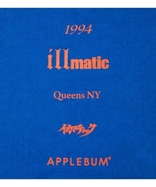 APPLEBUM（アップルバム）の「“illmatic” Logo T-shirt（Tシャツ/カットソー・メンズ・ホワイト/ブラック/ブルー・LARGE/X-LARGE/MEDIUM）」の22枚目の写真