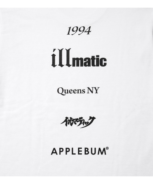 APPLEBUM（アップルバム）の「“illmatic” Logo T-shirt（Tシャツ/カットソー・メンズ・ホワイト/ブラック/ブルー・LARGE/X-LARGE/MEDIUM）」の10枚目の写真