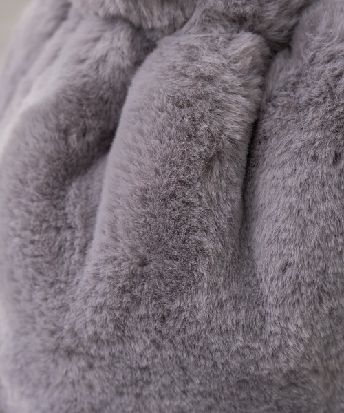 PUAL CE CIN（ピュアルセシン）の「ダブルフェイスポーチＢＡＧ（ショルダーバッグ・レディース・カーキ/アイボリー・FREE）」の10枚目の写真