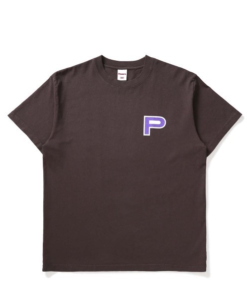 POWERS(パワーズ)の「POWERS BLOCK P SS TEE パワーズ UNION ユニオン Tシャツ(Tシャツ/カットソー・メンズ・ホワイト/ブラック/チョコ・SMALL/MEDIUM/LARGE/X-LARGE)」の3枚目の写真