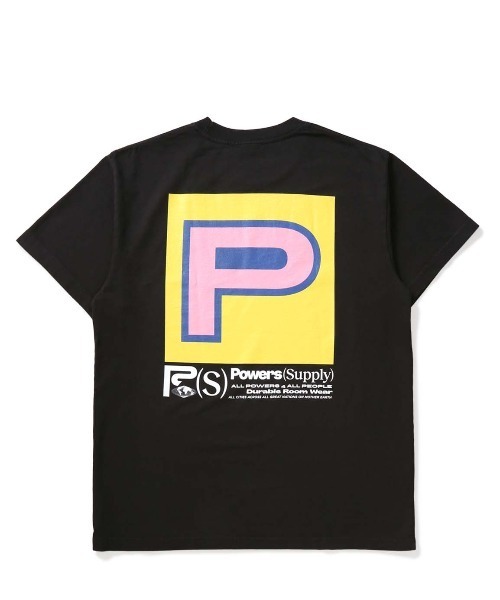 POWERS(パワーズ)の「POWERS BLOCK P SS TEE パワーズ UNION ユニオン Tシャツ(Tシャツ/カットソー・メンズ・ホワイト/ブラック/チョコ・SMALL/MEDIUM/LARGE/X-LARGE)」の1枚目の写真