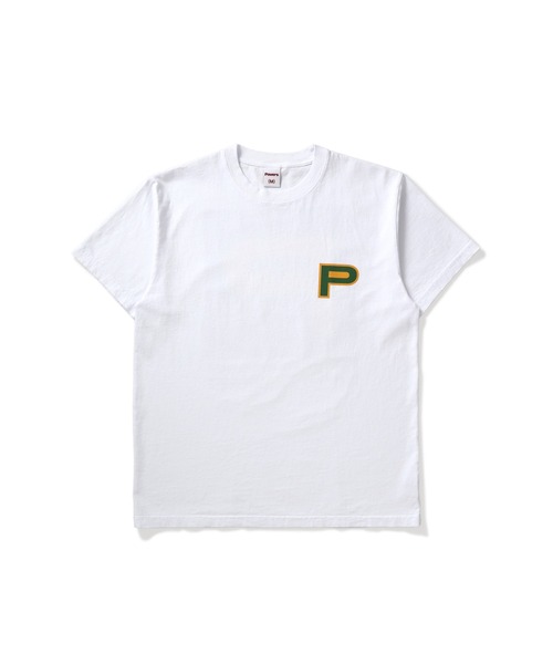 POWERS(パワーズ)の「POWERS BLOCK P SS TEE パワーズ UNION ユニオン Tシャツ(Tシャツ/カットソー・メンズ・ホワイト/ブラック/チョコ・SMALL/MEDIUM/LARGE/X-LARGE)」の6枚目の写真