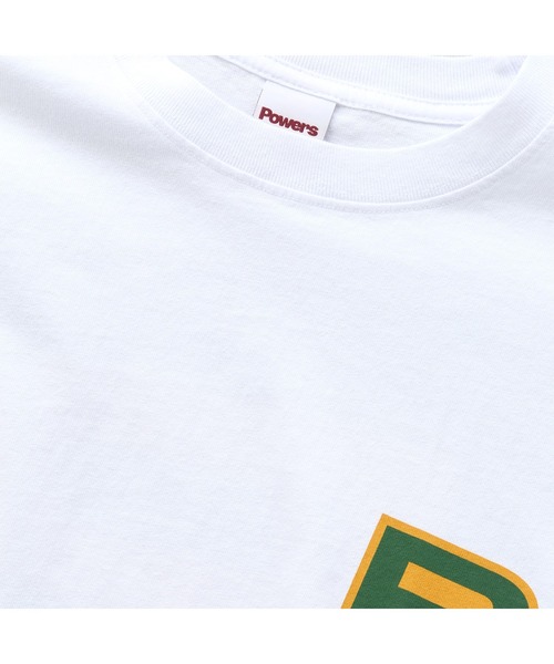 POWERS(パワーズ)の「POWERS BLOCK P SS TEE パワーズ UNION ユニオン Tシャツ(Tシャツ/カットソー・メンズ・ホワイト/ブラック/チョコ・SMALL/MEDIUM/LARGE/X-LARGE)」の5枚目の写真
