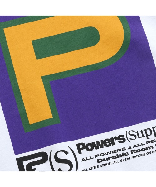 POWERS(パワーズ)の「POWERS BLOCK P SS TEE パワーズ UNION ユニオン Tシャツ(Tシャツ/カットソー・メンズ・ホワイト/ブラック/チョコ・SMALL/MEDIUM/LARGE/X-LARGE)」の11枚目の写真