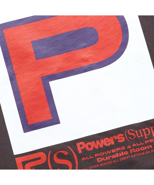 POWERS(パワーズ)の「POWERS BLOCK P SS TEE パワーズ UNION ユニオン Tシャツ(Tシャツ/カットソー・メンズ・ホワイト/ブラック/チョコ・SMALL/MEDIUM/LARGE/X-LARGE)」の7枚目の写真