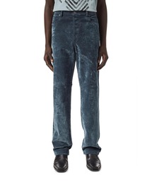 DIESEL | DIESEL SS22 メンズ デニム ベルベット グレー(デニムパンツ)