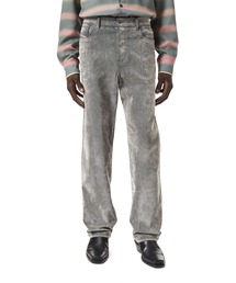 DIESEL | DIESEL SS22 メンズ デニム ベルベット グレー(デニムパンツ)