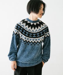 ITEMS URBANRESEARCH | 求心柄モールクルーネックニット(ニット/セーター)