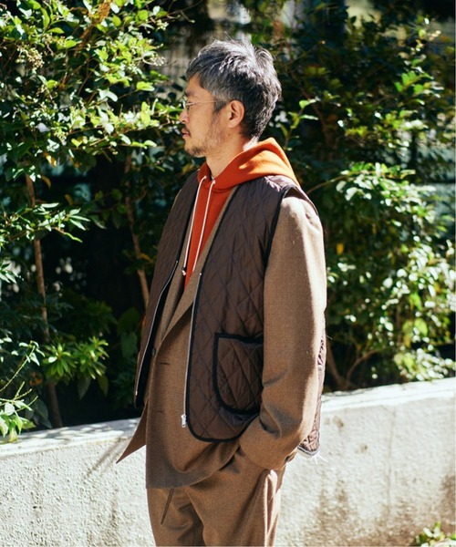 EDIFICE LA BOUCLE(エディフィスラブークル)の「【LA BOUCLE / ラブークル】オーバージャケット ガンクラブ(その他アウター・メンズ・ブラウン系その他・1/2)」の1枚目の写真