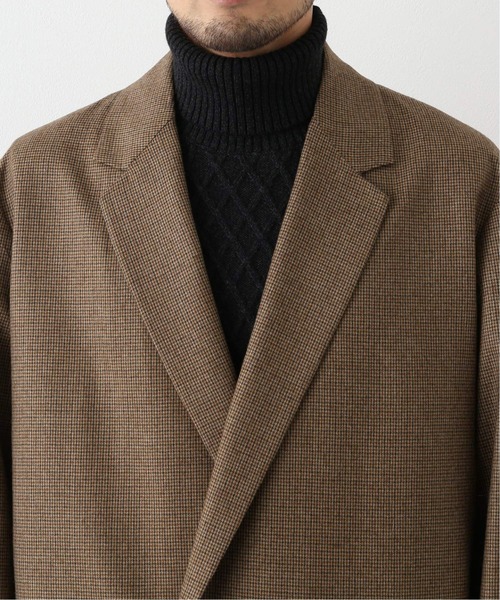 EDIFICE LA BOUCLE(エディフィスラブークル)の「【LA BOUCLE / ラブークル】オーバージャケット ガンクラブ(その他アウター・メンズ・ブラウン系その他・1/2)」の2枚目の写真