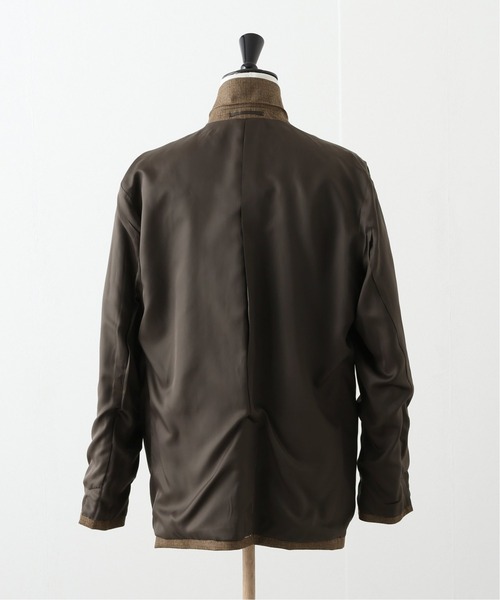 EDIFICE LA BOUCLE(エディフィスラブークル)の「【LA BOUCLE / ラブークル】オーバージャケット ガンクラブ(その他アウター・メンズ・ブラウン系その他・1/2)」の3枚目の写真