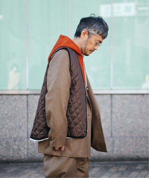 EDIFICE LA BOUCLE(エディフィスラブークル)の「【LA BOUCLE / ラブークル】オーバージャケット ガンクラブ(その他アウター・メンズ・ブラウン系その他・1/2)」の22枚目の写真