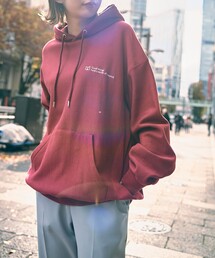 Firsthand | MA by Satoshi Mizutani/エムエーバイサトシミズタニ MA by Satoshi Mizutani　LOGO HOODIE / ワンポイント刺繍 フーディ(パーカー)