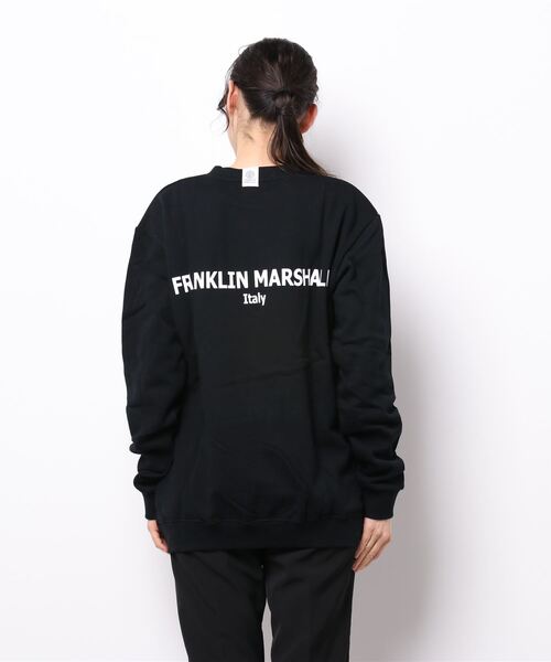 FRANKLIN & MARSHALL(フランクリンマーシャル)の「《FRANKLIN & MARSHALL》PRINTSWT - プリントスウェット(スウェット・レディース・ブラック/ベージュ/グレー・LARGE/MEDIUM)」の18枚目の写真