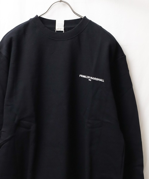 FRANKLIN & MARSHALL(フランクリンマーシャル)の「《FRANKLIN & MARSHALL》PRINTSWT - プリントスウェット(スウェット・レディース・ブラック/ベージュ/グレー・LARGE/MEDIUM)」の2枚目の写真