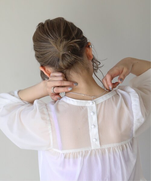 RAY CASSIN（レイカズン）の「くしゅくしゅカップ付きキャミ（キャミソール・レディース・ピンク/スミクロ/キナリ/ピンクベージュ/ブラック/ブラウン/オフホワイト/ダークブラウン・FREE）」の16枚目の写真