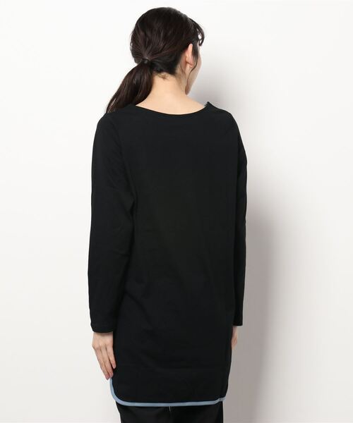 チチカカ（チチカカ）の「ロゴパッチロングＴシャツ（Tシャツ/カットソー・レディース・ホワイト/ブラック/カーキ・FREE）」の22枚目の写真