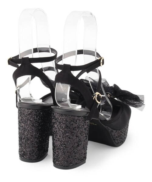 En Punto（エンプント）の「◆【残りわずか】シースループラットフォームリボンパンプス（パンプス・レディース・ブラック系2/アイボリー系2/ネイビー系6・LL/S/M/L）」の7枚目の写真