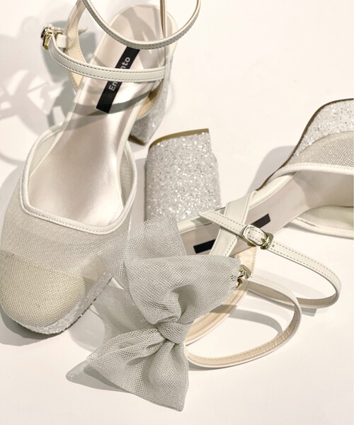 En Punto（エンプント）の「◆【残りわずか】シースループラットフォームリボンパンプス（パンプス・レディース・ブラック系2/アイボリー系2/ネイビー系6・LL/S/M/L）」の14枚目の写真