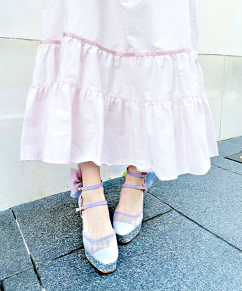 En Punto（エンプント）の「◆【残りわずか】シースループラットフォームリボンパンプス（パンプス・レディース・ブラック系2/アイボリー系2/ネイビー系6・LL/S/M/L）」の21枚目の写真