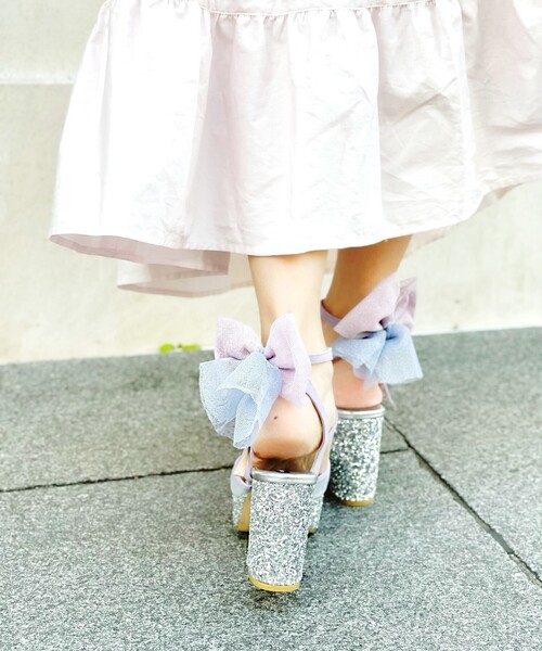 En Punto（エンプント）の「◆【残りわずか】シースループラットフォームリボンパンプス（パンプス・レディース・ブラック系2/アイボリー系2/ネイビー系6・LL/S/M/L）」の22枚目の写真