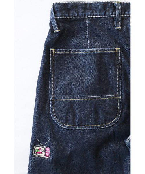 AlexanderLeeChang(アレキサンダーリーチャン)の「AlexanderLeeChang/アレキサンダーリーチャン CARPENTER DNM ツータック ワンウォッシュ(デニムパンツ・メンズ・インディゴブルー・0/1/2/3/4)」の9枚目の写真