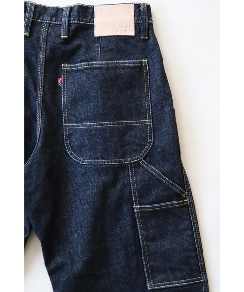 AlexanderLeeChang(アレキサンダーリーチャン)の「AlexanderLeeChang/アレキサンダーリーチャン CARPENTER DNM ツータック ワンウォッシュ(デニムパンツ・メンズ・インディゴブルー・0/1/2/3/4)」の10枚目の写真