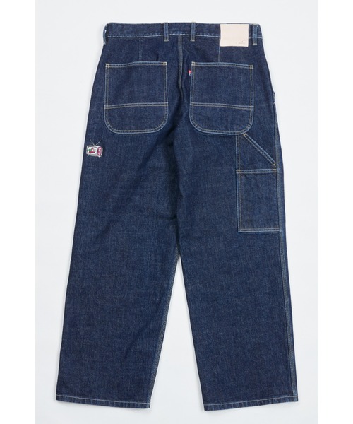 AlexanderLeeChang(アレキサンダーリーチャン)の「AlexanderLeeChang/アレキサンダーリーチャン CARPENTER DNM ツータック ワンウォッシュ(デニムパンツ・メンズ・インディゴブルー・0/1/2/3/4)」の13枚目の写真