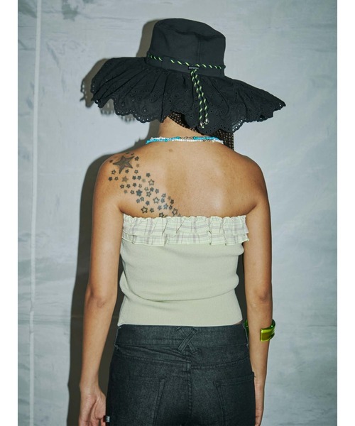 PAMEO POSE（パメオポーズ）の「Perfect Bare Top（チューブトップ・レディース・ピンク/グリーン/ブラック・FREE）」の8枚目の写真