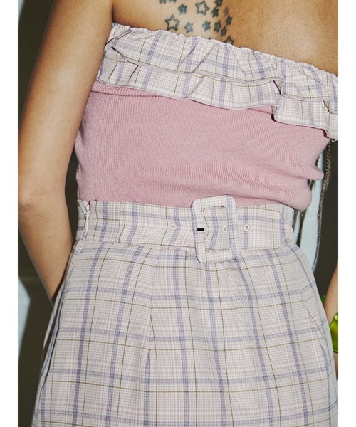 PAMEO POSE（パメオポーズ）の「Perfect Bare Top（チューブトップ・レディース・ピンク/グリーン/ブラック・FREE）」の13枚目の写真