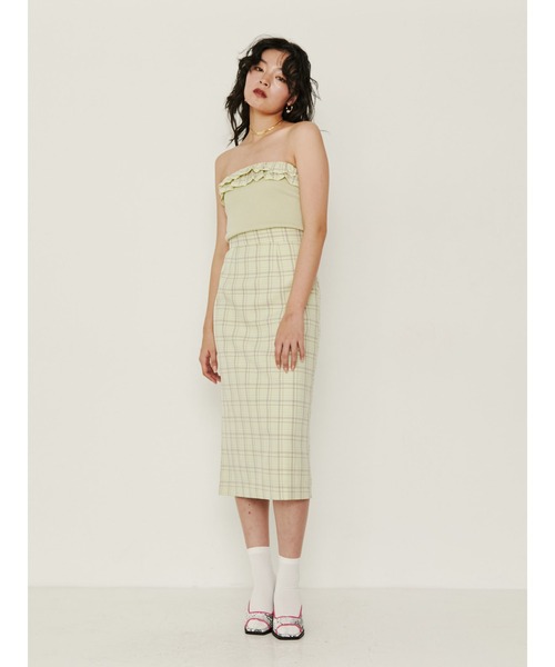 PAMEO POSE（パメオポーズ）の「Perfect Bare Top（チューブトップ・レディース・ピンク/グリーン/ブラック・FREE）」の19枚目の写真