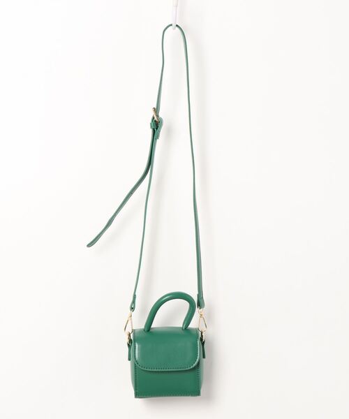 aimoha（アイモハ）の「フェイクレザー ミニショルダーバッグ (LV)（ショルダーバッグ・レディース・チョコ/グリーン/ブラック/イエロー/ホワイト・FREE）」の14枚目の写真