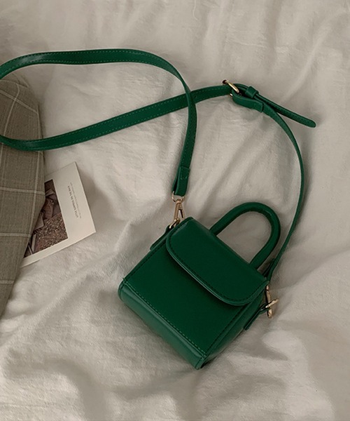 aimoha（アイモハ）の「フェイクレザー ミニショルダーバッグ (LV)（ショルダーバッグ・レディース・チョコ/グリーン/ブラック/イエロー/ホワイト・FREE）」の22枚目の写真