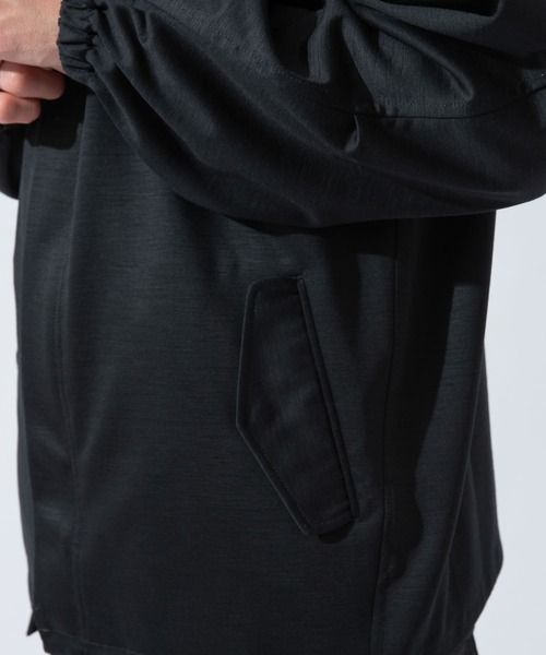 URBAN RESEARCH ROSSO MEN（アーバンリサーチロッソメン）の「ハイブリッドボンディングスタンドブルゾン『セットアップ対応』（ブルゾン・メンズ・ブラック/ネイビー・MEDIUM/LARGE）」の17枚目の写真