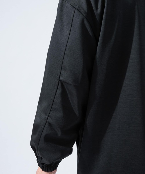 URBAN RESEARCH ROSSO MEN（アーバンリサーチロッソメン）の「ハイブリッドボンディングスタンドブルゾン『セットアップ対応』（ブルゾン・メンズ・ブラック/ネイビー・MEDIUM/LARGE）」の20枚目の写真