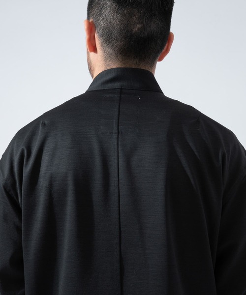 URBAN RESEARCH ROSSO MEN（アーバンリサーチロッソメン）の「ハイブリッドボンディングスタンドブルゾン『セットアップ対応』（ブルゾン・メンズ・ブラック/ネイビー・MEDIUM/LARGE）」の21枚目の写真