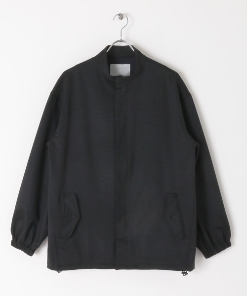 URBAN RESEARCH ROSSO MEN（アーバンリサーチロッソメン）の「ハイブリッドボンディングスタンドブルゾン『セットアップ対応』（ブルゾン・メンズ・ブラック/ネイビー・MEDIUM/LARGE）」の22枚目の写真