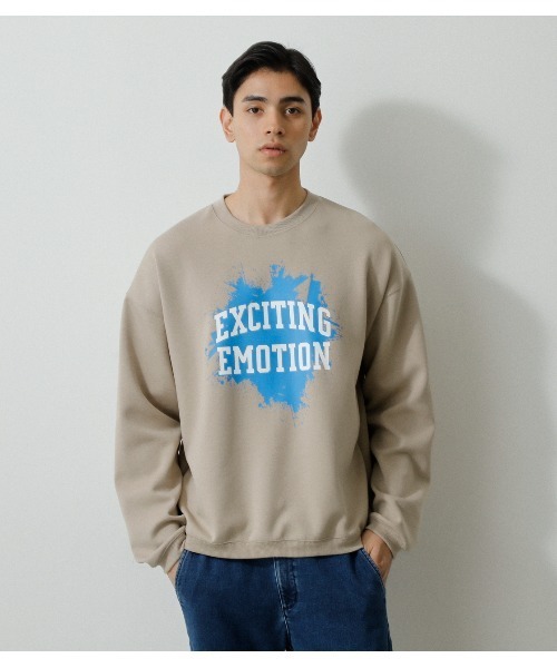 AZUL by moussy(アズールバイマウジー)の「EXCITING EMOTION PULLOVER/エキサイティングエモーションプルオーバー(その他アウター・メンズ・ホワイト/ベージュ/ネイビー・MEDIUM/LARGE)」の2枚目の写真