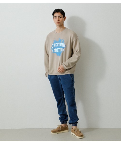 AZUL by moussy(アズールバイマウジー)の「EXCITING EMOTION PULLOVER/エキサイティングエモーションプルオーバー(その他アウター・メンズ・ホワイト/ベージュ/ネイビー・MEDIUM/LARGE)」の6枚目の写真