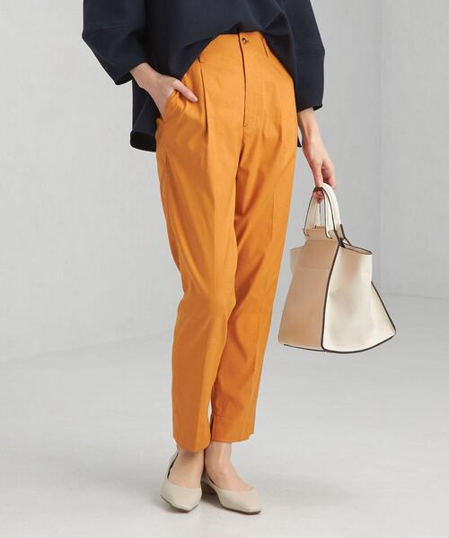 極美品✨グリーンレーベルリラクシング パンツセットアップ 背抜き