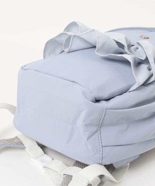 petit main（プティマイン）の「シフォンフリルリュック（バックパック/リュック・キッズ・グレー/サックスブルー/ライトピンク・M/S）」の4枚目の写真