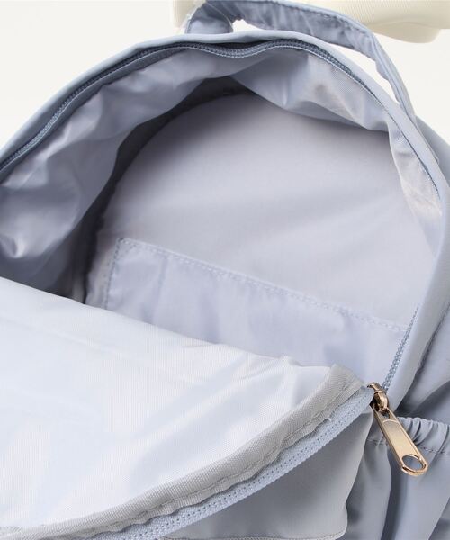 petit main（プティマイン）の「シフォンフリルリュック（バックパック/リュック・キッズ・グレー/サックスブルー/ライトピンク・M/S）」の5枚目の写真