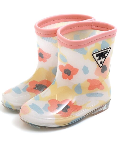 BREEZE(ブリーズ)の「4柄レインブーツ(レインシューズ・キッズ・アイボリー/ターコイズブルー/ネイビー/イエロー・18/14/15 /16/17)」の4枚目の写真
