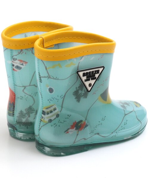 BREEZE(ブリーズ)の「4柄レインブーツ(レインシューズ・キッズ・アイボリー/ターコイズブルー/ネイビー/イエロー・18/14/15 /16/17)」の10枚目の写真