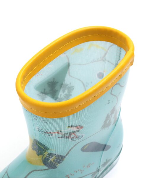 BREEZE(ブリーズ)の「4柄レインブーツ(レインシューズ・キッズ・アイボリー/ターコイズブルー/ネイビー/イエロー・18/14/15 /16/17)」の12枚目の写真