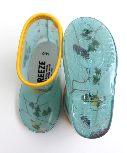 BREEZE(ブリーズ)の「4柄レインブーツ(レインシューズ・キッズ・アイボリー/ターコイズブルー/ネイビー/イエロー・18/14/15 /16/17)」の16枚目の写真