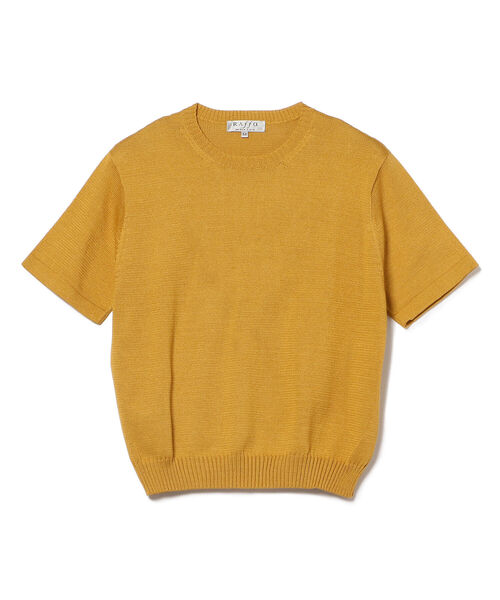 BEAMS F(ビームスエフ)の「RAffa MOLINA × BEAMS F / 別注 クルーネック ニット(Tシャツ/カットソー・メンズ・イエロー/インディゴブルー/オレンジ系その他7・MEDIUM/LARGE/SMALL)」の11枚目の写真