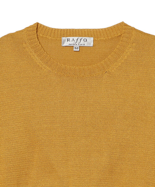 BEAMS F(ビームスエフ)の「RAffa MOLINA × BEAMS F / 別注 クルーネック ニット(Tシャツ/カットソー・メンズ・イエロー/インディゴブルー/オレンジ系その他7・MEDIUM/LARGE/SMALL)」の13枚目の写真