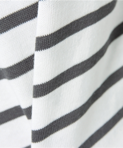 MYSELF ABAHOUSE(マイセルフアバハウス)の「※公開NG【VERY 5月号掲載】パネルボーダーボートネックプルオーバー(Tシャツ/カットソー・レディース・ネイビー/ピンク/レッド/グレー/グリーン/ブラック・FREE)」の20枚目の写真